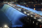 Мост Banpo в Сеуле, Южная Корея 